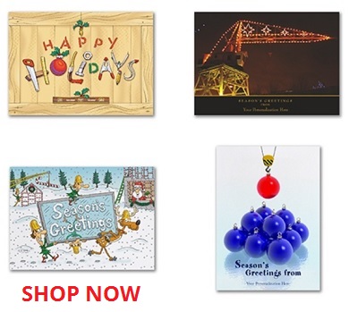 Construction Christmas Card